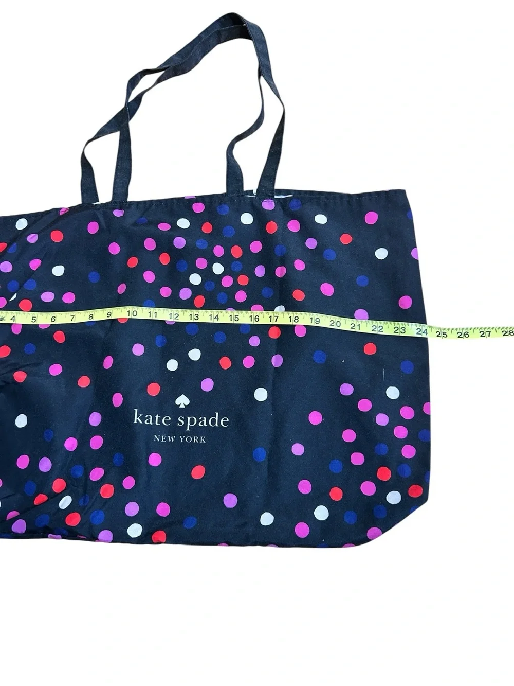 Kate Spade Confetti Reusable Tote Bag, polka dot large size